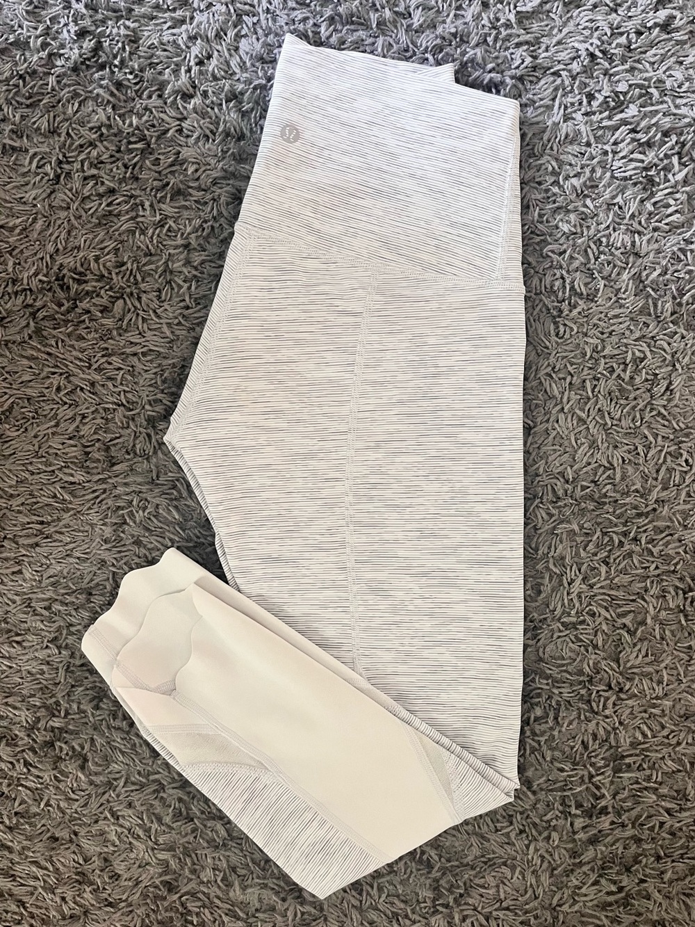 Lululemon Wunder Under Crop II   Special edition mesh scalloped legging 6
